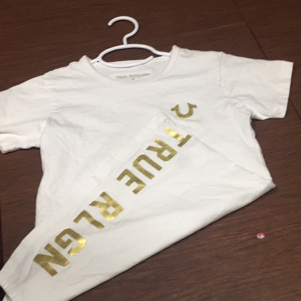 TRUE RELIGION White T-Shirt size 7